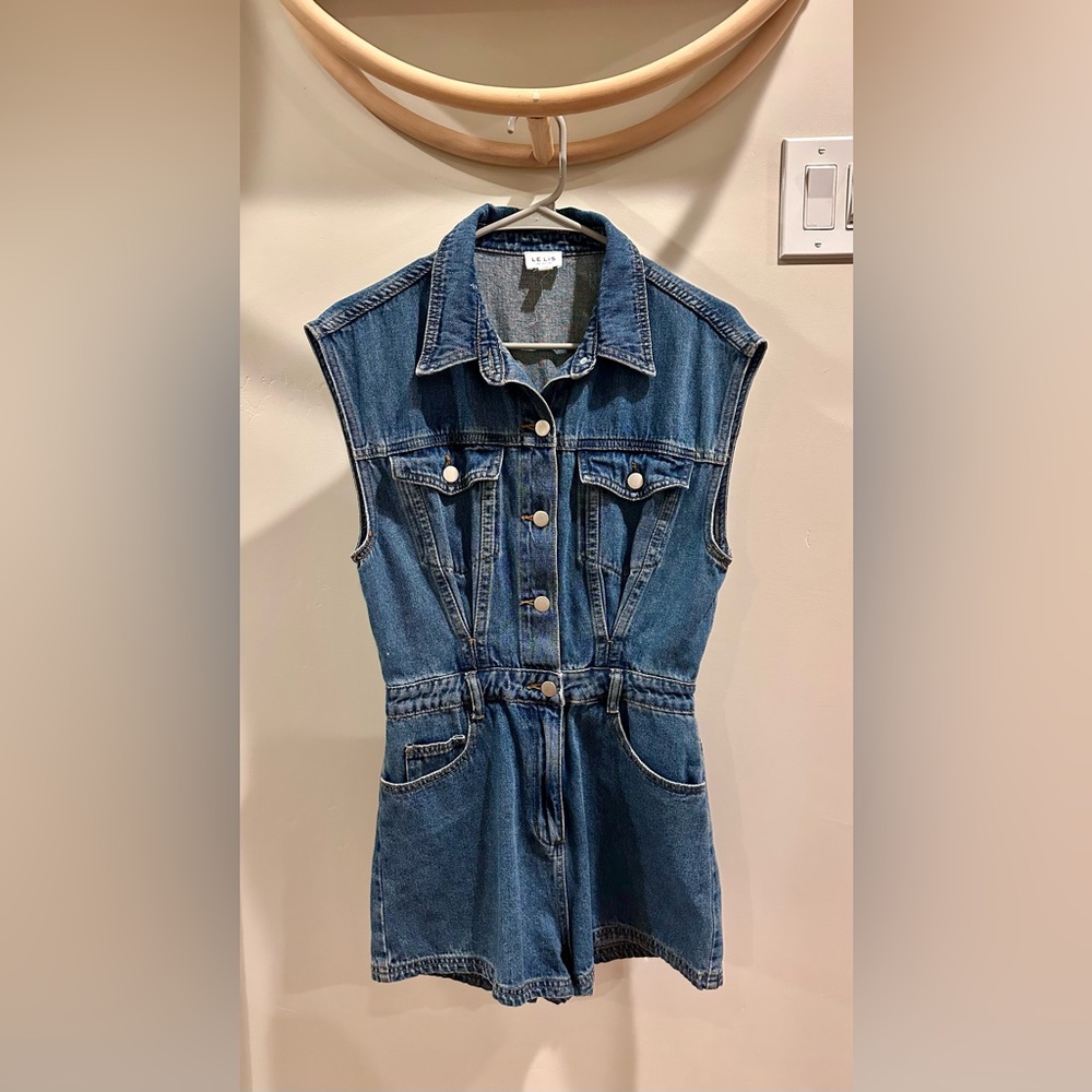 Sybil Denim Romper